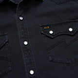 Dust Up Denim Snapshirt - Morrison Black Wash