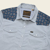 H Bar B Tech Longsleeve - Rancher Floral : Smoke Blue