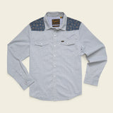 H Bar B Tech Longsleeve - Rancher Floral : Smoke Blue