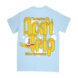 FREE & EASY X THE BEATLES YELLOW SUBMARINE BUBBLES SS TEE - Powder Blue