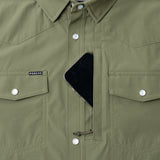 THE GRAZER || SLIM FIT Short Sleeve Pearl Snap Western TUFF THREADS Shirt