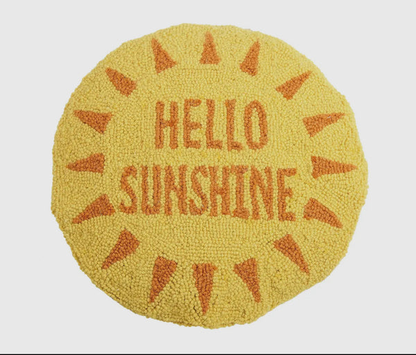 HELLO SUNSHINE ☀️ Hook Pillow