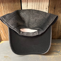 SO FAR :: SO BUENO 6 Panel Low Profile Baseball Cap - Heather Black