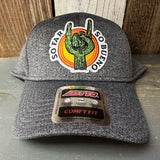 SO FAR :: SO BUENO 6 Panel Low Profile Baseball Cap - Heather Black