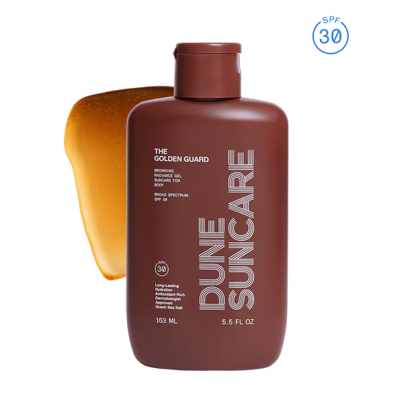 THE GOLDEN GUARD Browning Radiance Gel :: 163 ML/5.5 FL OZ • SPF 30 • Sea Salt Scented