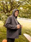 Hooded Deck Jacket - Navy