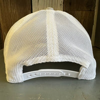 Hermosa Beach SHOREFRONT "OTTO COMFY FIT" 6 Panel Low Profile Mesh Baseball Cap - Heather Grey/White