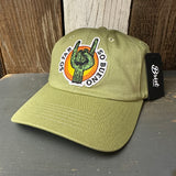 SO FAR :: SO BUENO 6 Panel Low Profile Dad Hat - Desert Green by Brist