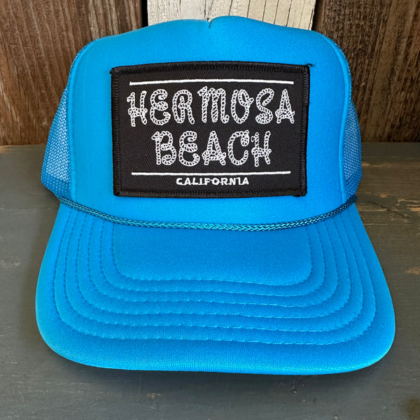 Hermosa Beach ROPER Trucker Hat - Neon Blue