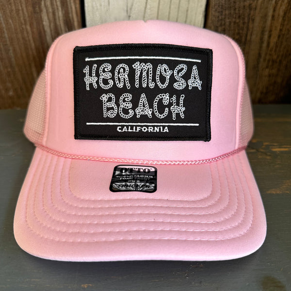 Hermosa Beach ROPER High Crown Trucker Hat - Pink