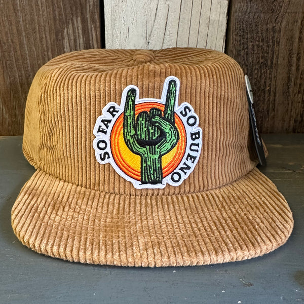 SO FAR :: SO BUENO Vintage Corduroy Hat - Khaki Brown