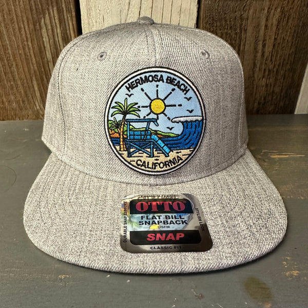 Hermosa Beach SHOREFRONT 5-Panel Mid Profile Snapback Hat - Grey