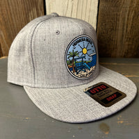 Hermosa Beach SHOREFRONT 5-Panel Mid Profile Snapback Hat - Grey
