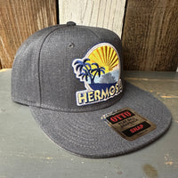 Hermosa Beach FIESTA 6-Panel Mid Profile Snapback Hat - Heather Black