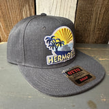 Hermosa Beach FIESTA 6-Panel Mid Profile Snapback Hat - Heather Black