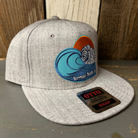 Hermosa Beach TUBULAR Premium 6-Panel Mid Profile Snapback Hat - Grey