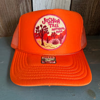 JOSHUA TREE NATIONAL PARK High Crown Trucker Hat - Orange