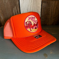 JOSHUA TREE NATIONAL PARK High Crown Trucker Hat - Orange