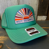 Hermosa Beach MUY HERMOSA Trucker Hat - Cactus Green