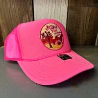 JOSHUA TREE NATIONAL PARK, CALIFORNIA Trucker Hat - Neon Pink