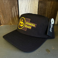 Hermosa Beach THE NEW STYLE - 5 Panel Hat - Black