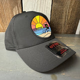 Hermosa Beach OBLIGATORY SUNSET - 6 Panel Low Profile Baseball Cap - Black