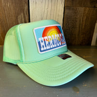 Hermosa Beach 72 & SUNNY High Crown Trucker Hat - Seafoam Green