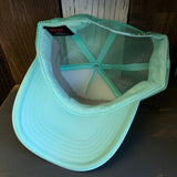 Hermosa Beach THE PERFECT WAVE High Crown Trucker Hat - Seafoam Green