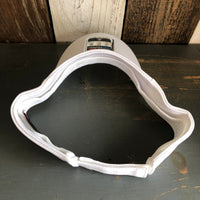 Hermosa Beach PIER AVE Sun Visor Cool Comfort Performance Polyester Cool Mesh - White