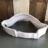 Hermosa Beach PIER AVE Sun Visor Cool Comfort Performance Polyester Cool Mesh - White