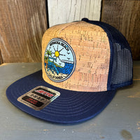 Hermosa Beach SHOREFRONT Trucker Hat - Navy/Cork