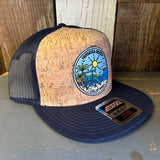 Hermosa Beach SHOREFRONT Trucker Hat - Navy/Cork