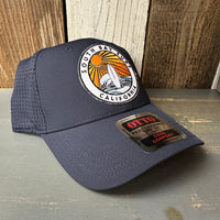 SOUTH BAY SURF CALIFORNIA (Multi Colored Patch) - 6 Panel Low Profile Baseball Cap - Navy
