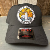 SOUTH BAY SURF (Multi Colored Patch) - 6 Panel Low Profile Baseball Cap - Black