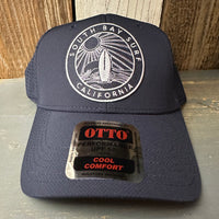 SOUTH BAY SURF CALIFORNIA (Navy Colored Patch) - 6 Panel Low Profile Baseball Cap - Navy