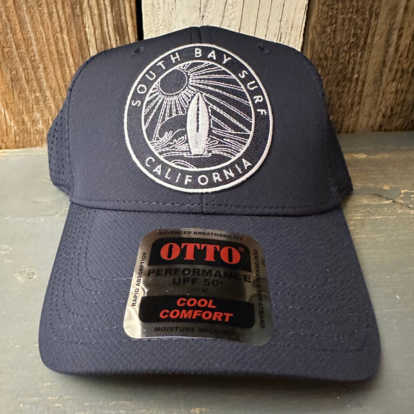SOUTH BAY SURF CALIFORNIA (Navy Colored Patch) - 6 Panel Low Profile Baseball Cap - Navy