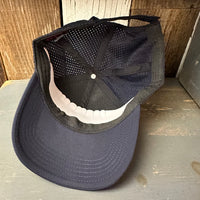 SOUTH BAY SURF CALIFORNIA (Multi Colored Patch) - 6 Panel Low Profile Baseball Cap - Navy