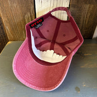 PROTECT OUR PARKS 6 Panel Low Profile Dad Hat - Maroon