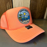 Hermosa Beach SHOREFRONT High Crown Trucker Hat - Coral