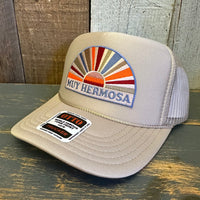Hermosa Beach MUY HERMOSA High Crown Trucker Hat - Khaki