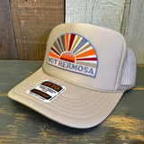 Hermosa Beach MUY HERMOSA High Crown Trucker Hat - Khaki
