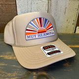 Hermosa Beach MUY HERMOSA High Crown Trucker Hat - Khaki