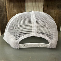 Hermosa Beach MUY HERMOSA Trucker Hat - Charcoal Grey/White