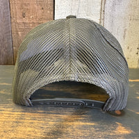 Hermosa Beach PIER AVE 6 Panel Corduroy Trucker Hat - Olive