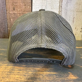 Hermosa Beach PIER AVE 6 Panel Corduroy Trucker Hat - Olive
