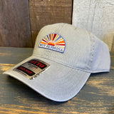 Hermosa Beach MUY HERMOSA :: COASTAL EDITION MINI 6 Panel Low Profile Style Dad Hat - Stone