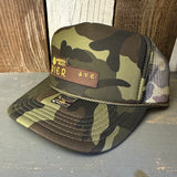 Hermosa Beach PIER AVE Trucker Hat - Full Camouflage