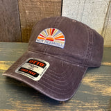 Hermosa Beach MUY HERMOSA :: COASTAL EDITION MINI 6 Panel Low Profile Style Dad Hat - Brown