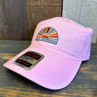 Hermosa Beach MUY HERMOSA :: COASTAL EDITION MINI 6 Panel Low Profile Style Dad Hat - Pink