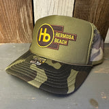 Hermosa Beach THE NEW STYLE Trucker Hat - Camouflage/Olive